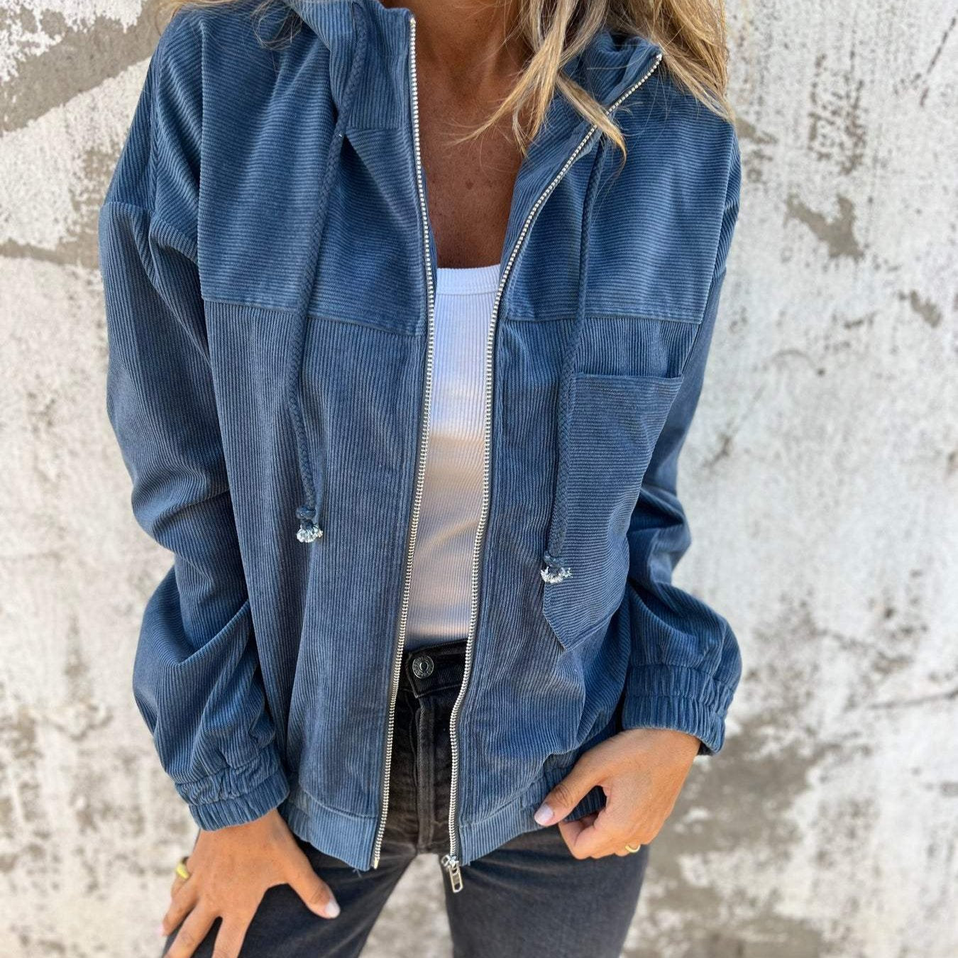 Isabella™ Casual jacket with hood and zip