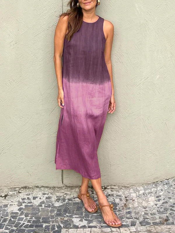 Isabella™ Sleeveless Ombre Midi Dress
