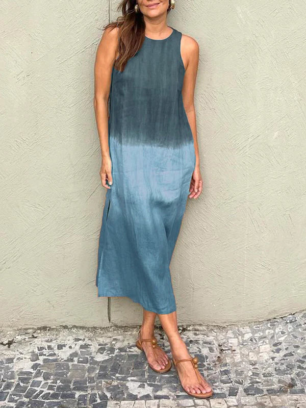 Isabella™ Sleeveless Ombre Midi Dress