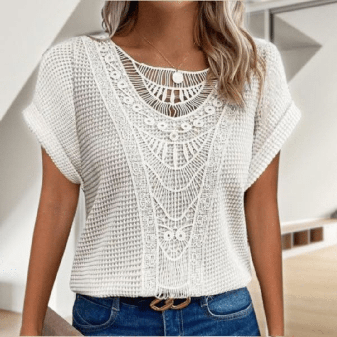 isabella™ | Elegant Ibiza-style blouse