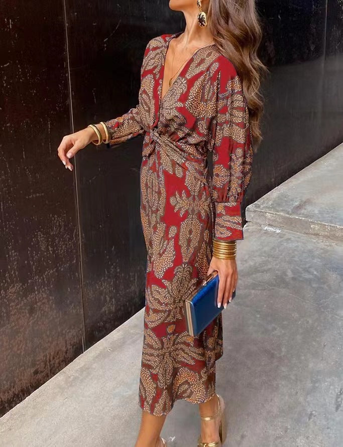 Isabella™ Elegant Knot-Front Dress