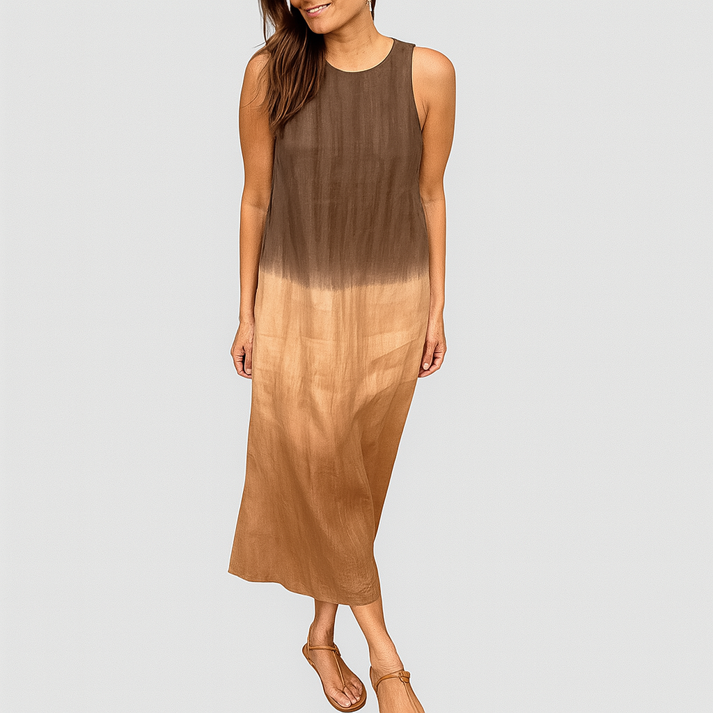 Isabella™ Sleeveless Ombre Midi Dress