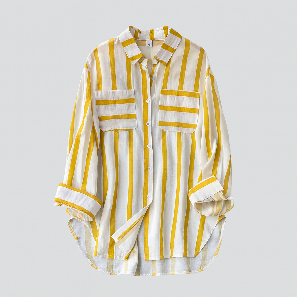 Eira – Striped Button-Up Shirt