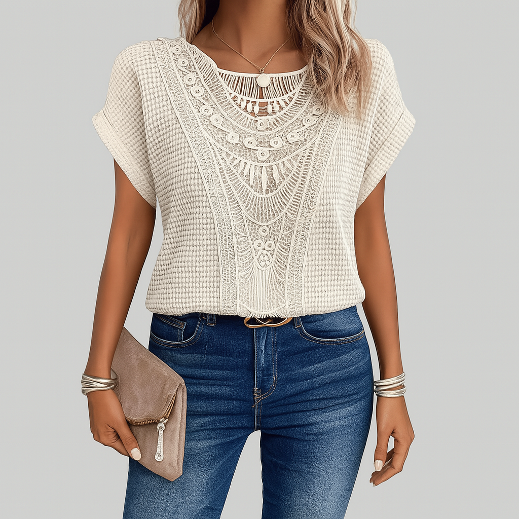 isabella™ | Elegant Ibiza-style blouse