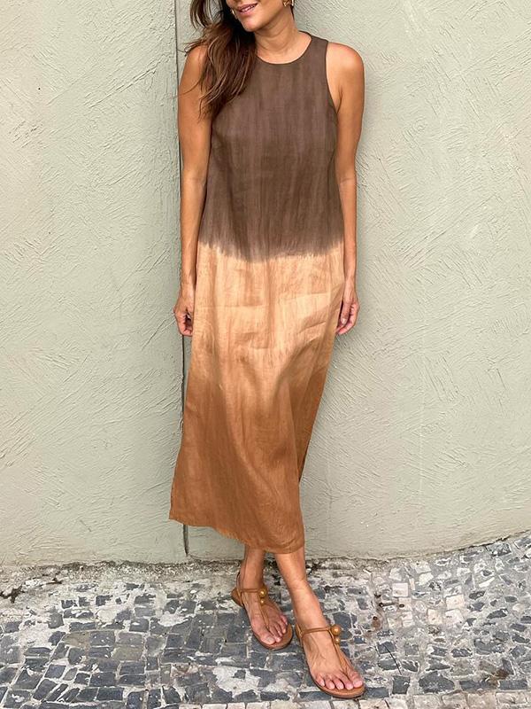 Isabella™ Sleeveless Ombre Midi Dress